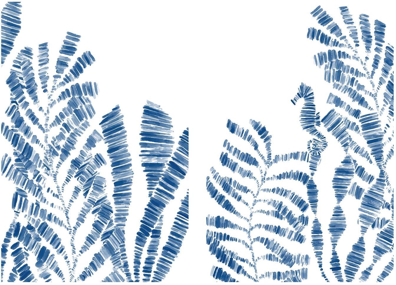 wall-art-print-canvas-poster-framed-Seaweed Mantle , Style A & B , Set Of 2 , By Jetty Home-1