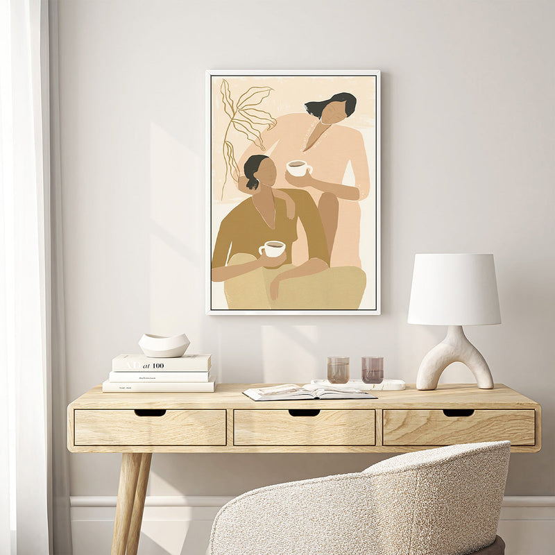 wall-art-print-canvas-poster-framed-Secret Conversation , By Andelle Art-2