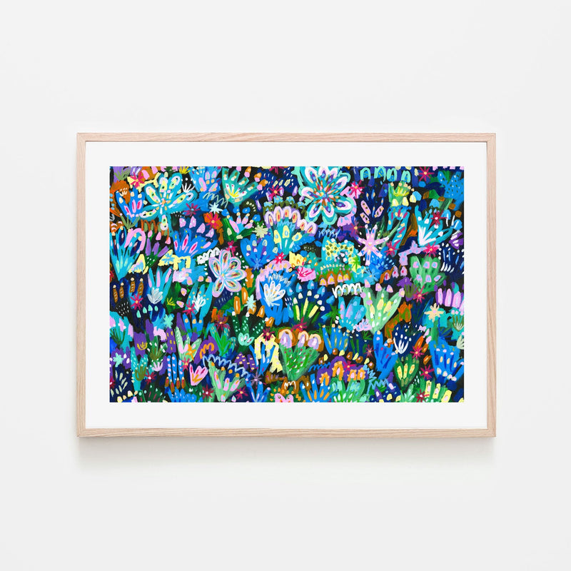 wall-art-print-canvas-poster-framed-Secret Garden , By Victoria Corcoran-6
