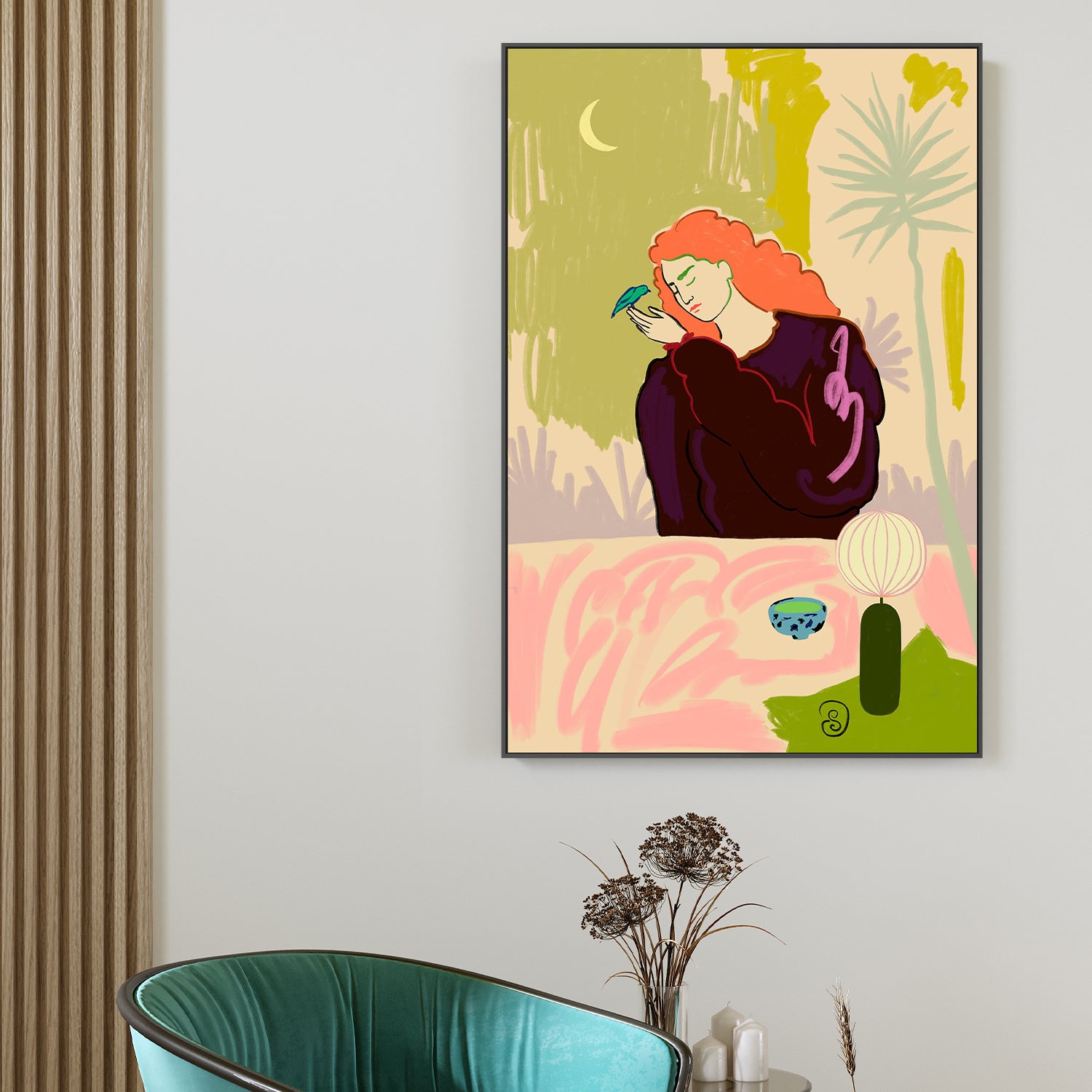 wall-art-print-canvas-poster-framed-Secret Knowledge , By Sandra Poliakov-2