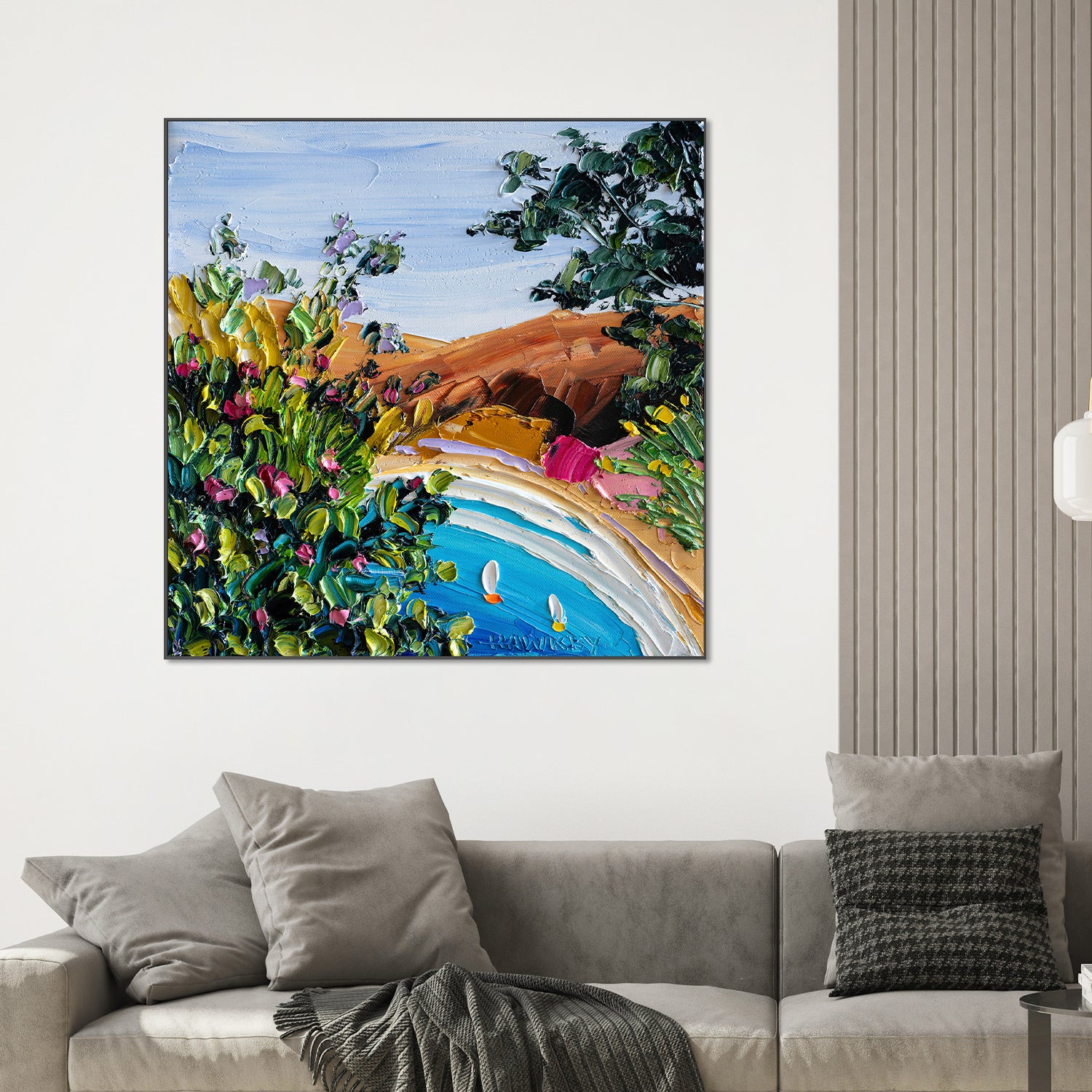 wall-art-print-canvas-poster-framed-Seeing Pink-2