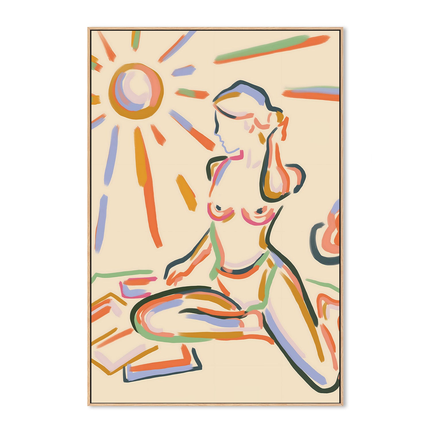 wall-art-print-canvas-poster-framed-Self Love Summer-4