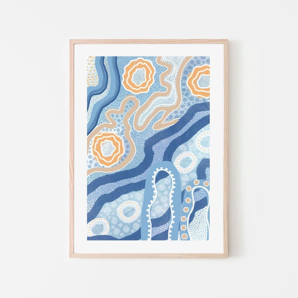 wall-art-print-canvas-poster-framed-Self Reflection-by-Tulearah Shield-Gioia Wall Art