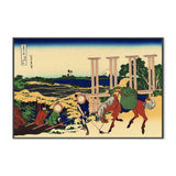 wall-art-print-canvas-poster-framed-Senju in the Musachi Province-by-Katsushika Hokusai-Gioia Wall Art