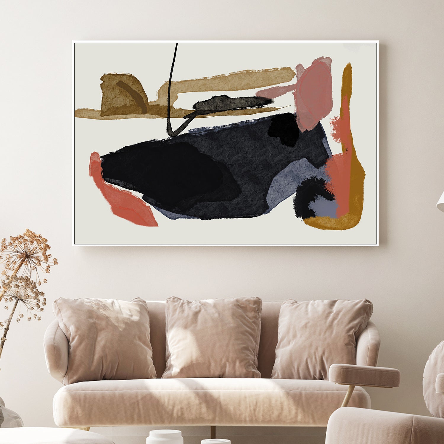 wall-art-print-canvas-poster-framed-Serenity Pose-2