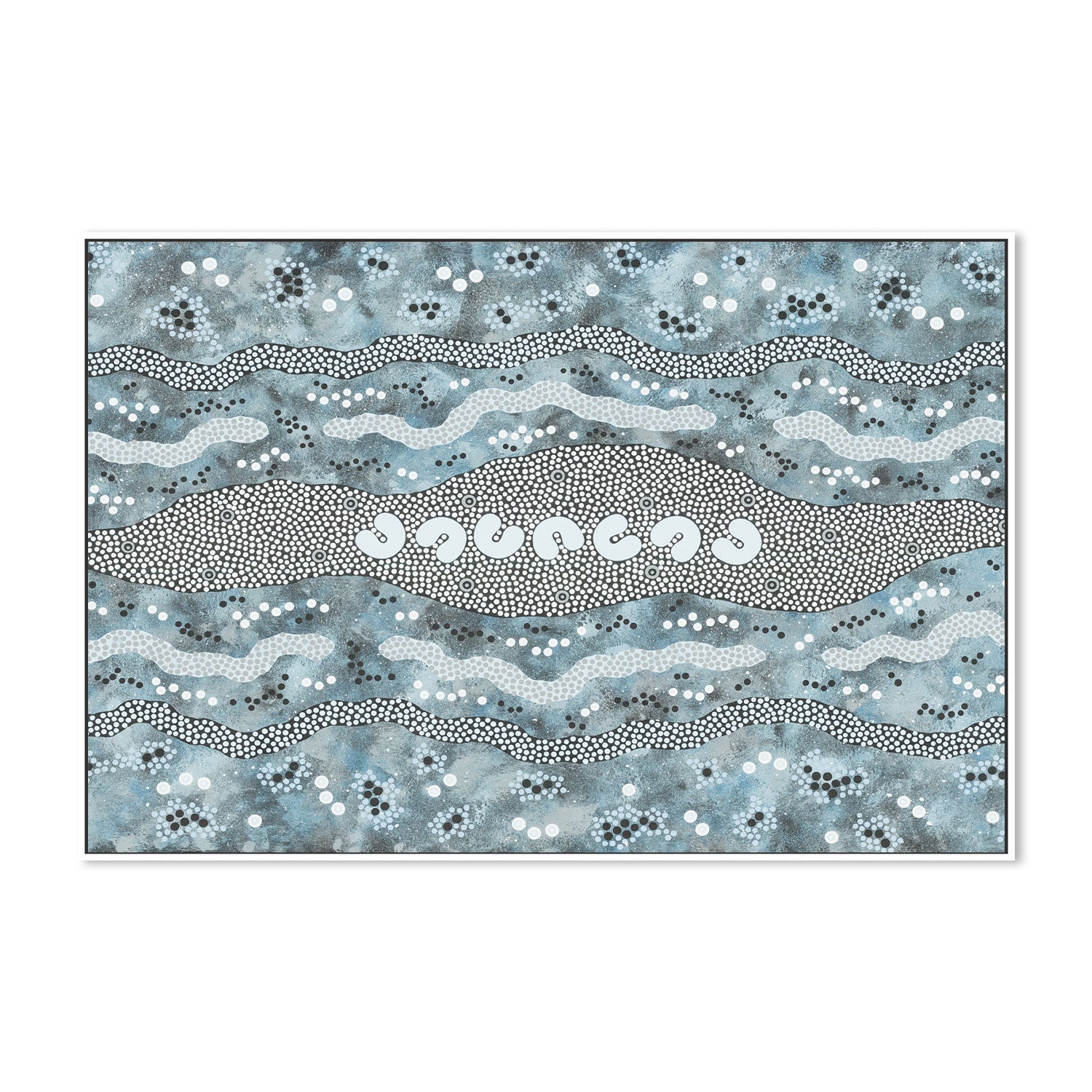 wall-art-print-canvas-poster-framed-Seven Sisters, Style B-by-Heath Tjangala Ramzan-Gioia Wall Art