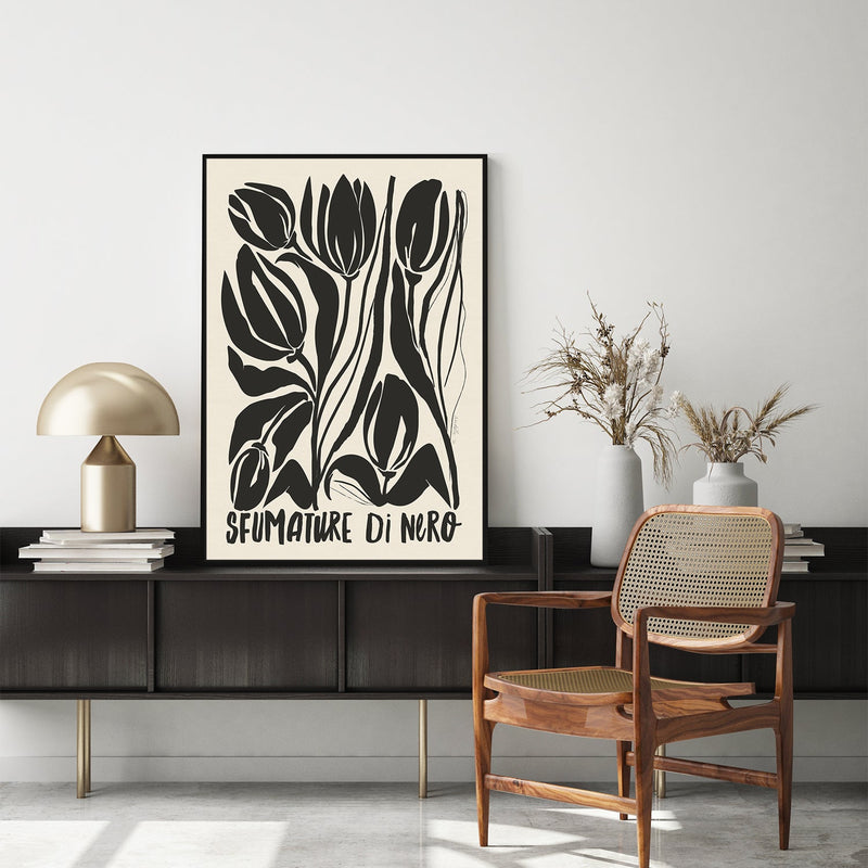 wall-art-print-canvas-poster-framed-Sfumature Di Nero , By Andelle Art-2