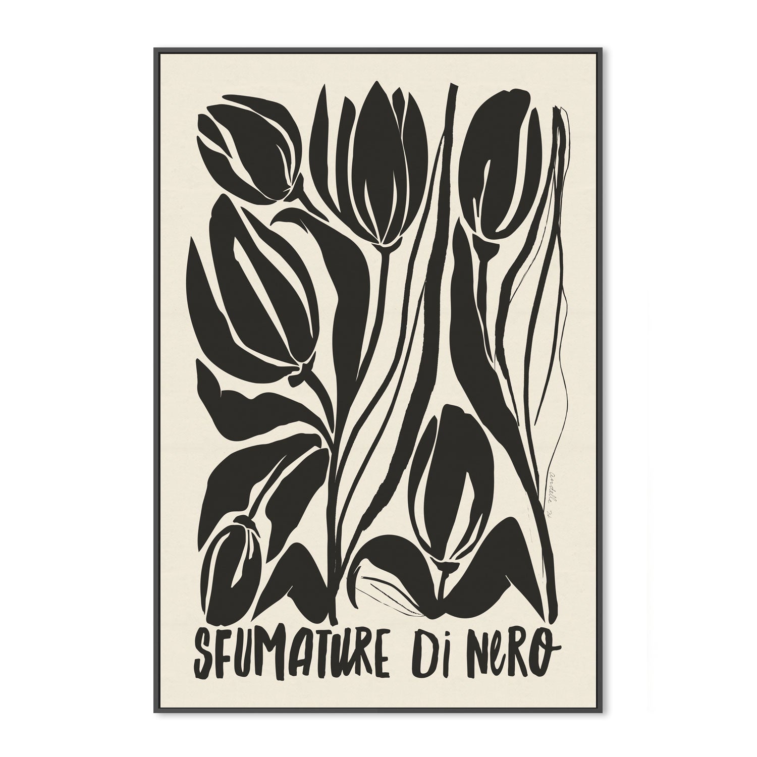 wall-art-print-canvas-poster-framed-Sfumature Di Nero , By Andelle Art-3