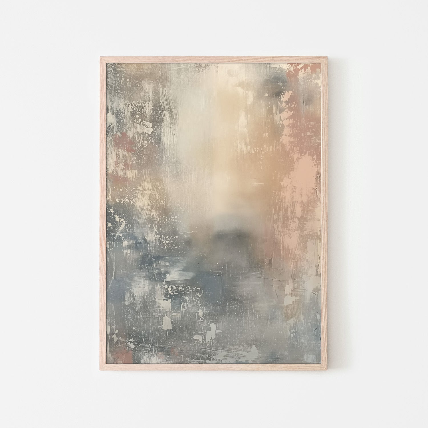 wall-art-print-canvas-poster-framed-Shabby Blue, Style B-6