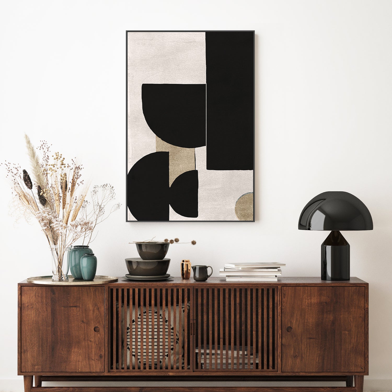 wall-art-print-canvas-poster-framed-Shadow Play Forms, Style A-7