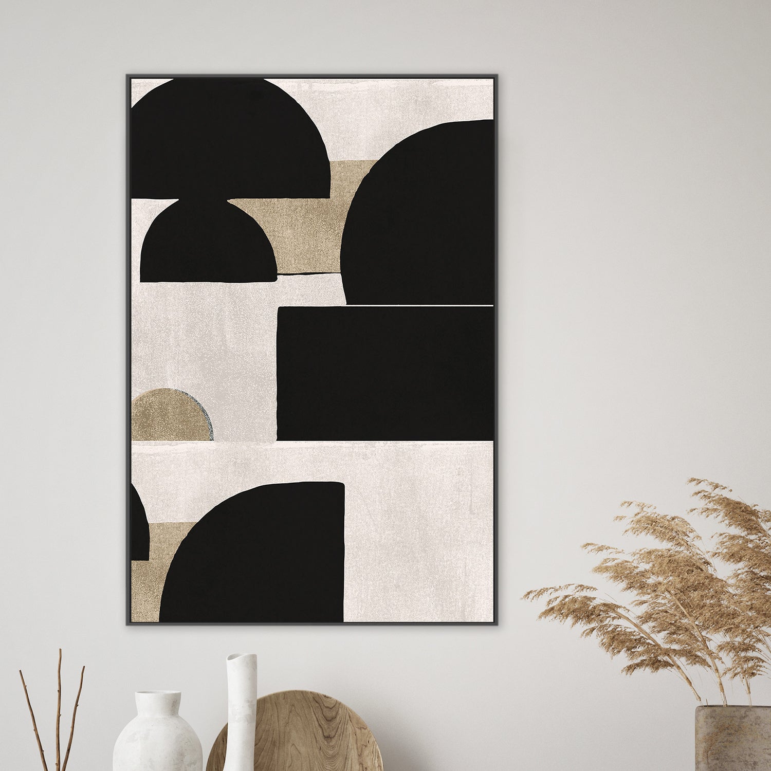 wall-art-print-canvas-poster-framed-Shadow Play Forms, Style B-2