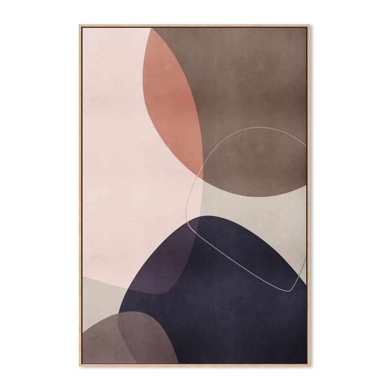 wall-art-print-canvas-poster-framed-Shapes Overlapping, By Mareike Bohmer-GIOIA-WALL-ART