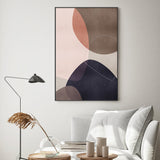 wall-art-print-canvas-poster-framed-Shapes Overlapping, By Mareike Bohmer-GIOIA-WALL-ART