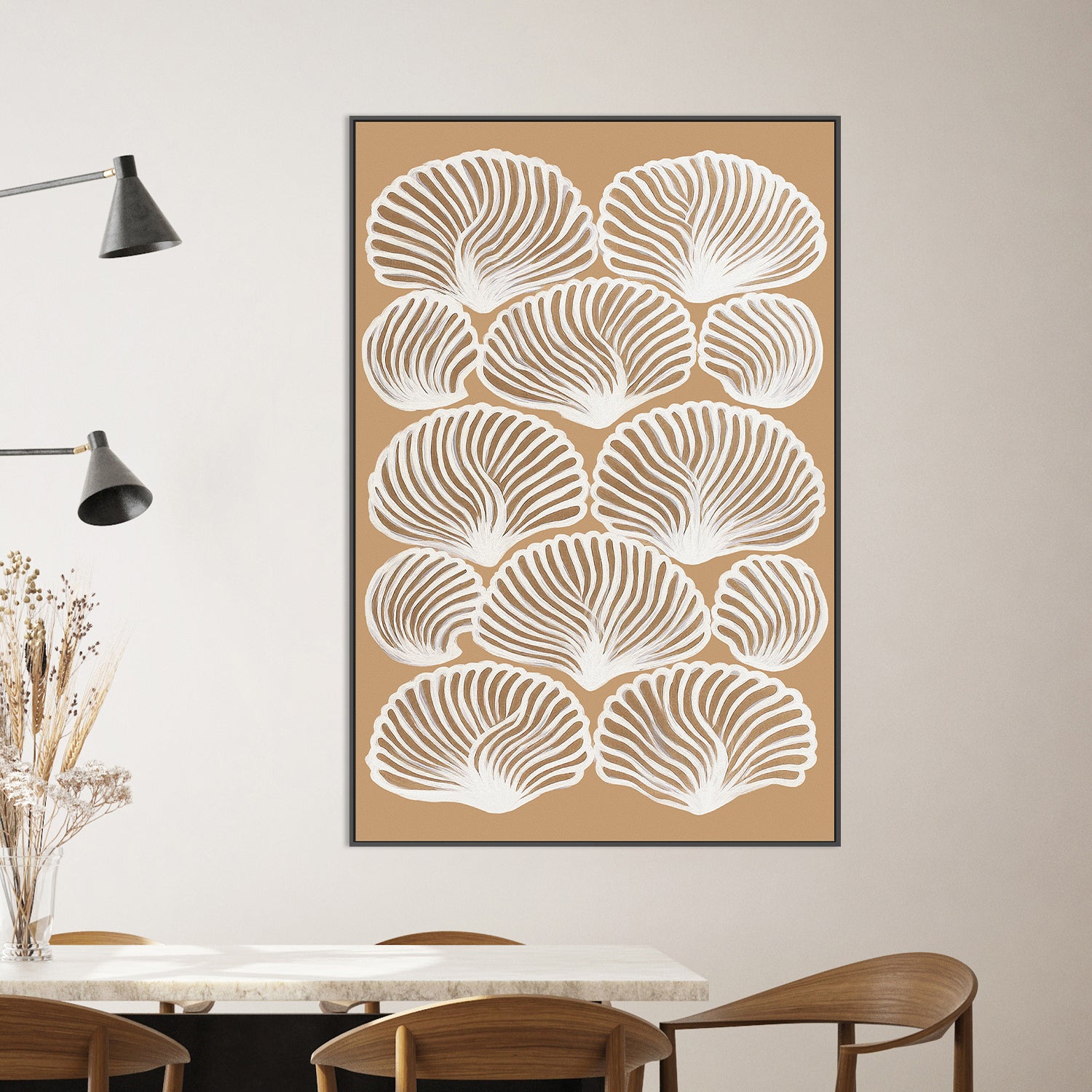 wall-art-print-canvas-poster-framed-Shell Pattern-2
