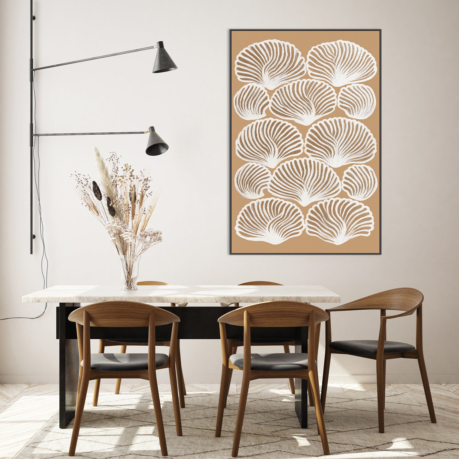 wall-art-print-canvas-poster-framed-Shell Pattern-9