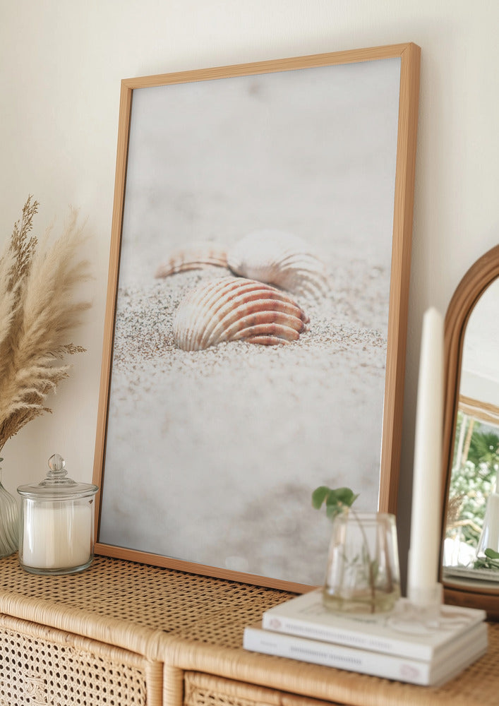 wall-art-print-canvas-poster-framed-Shells By The Beach-2