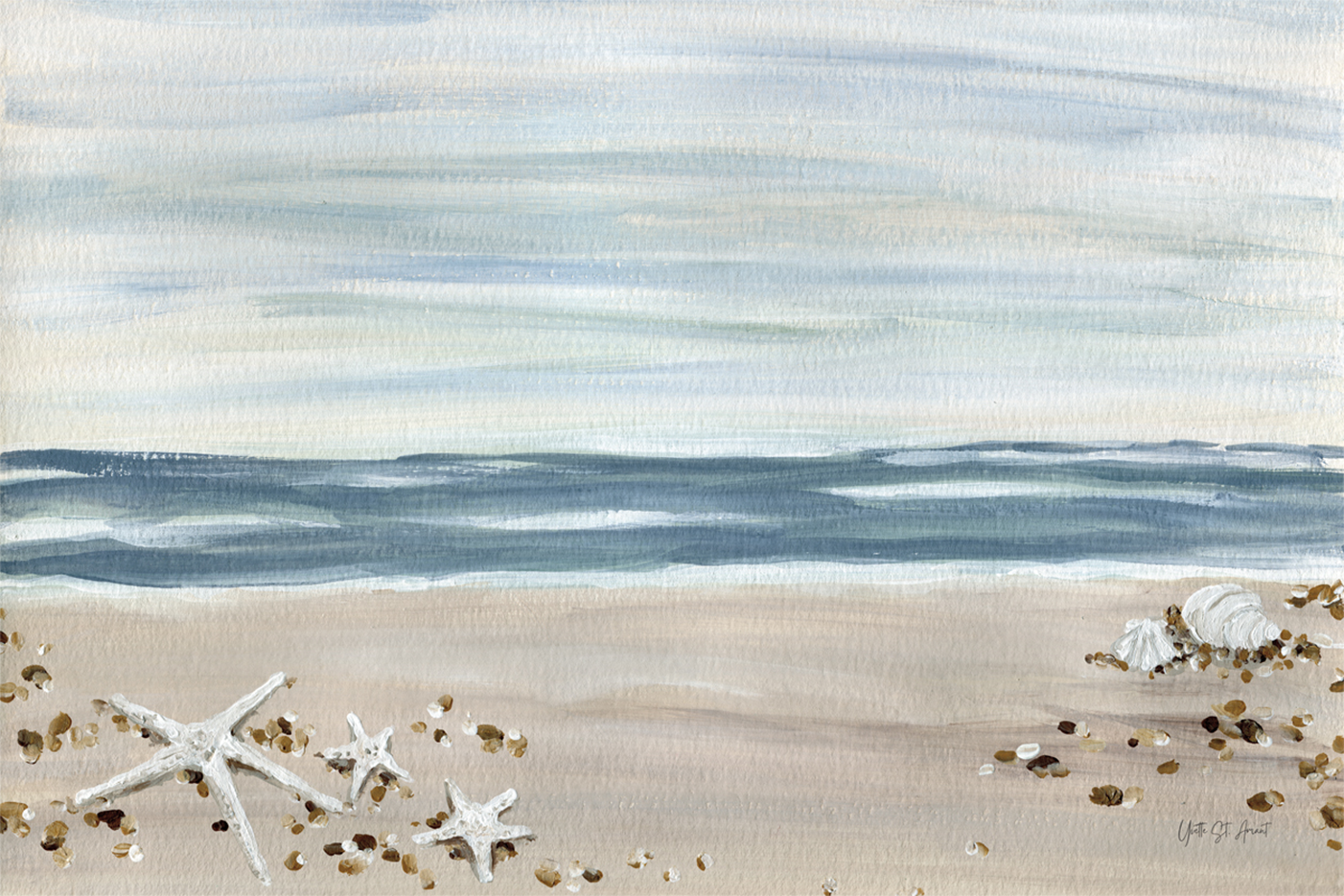 wall-art-print-canvas-poster-framed-Shells by the Shore , By Yvette St. Amant-1
