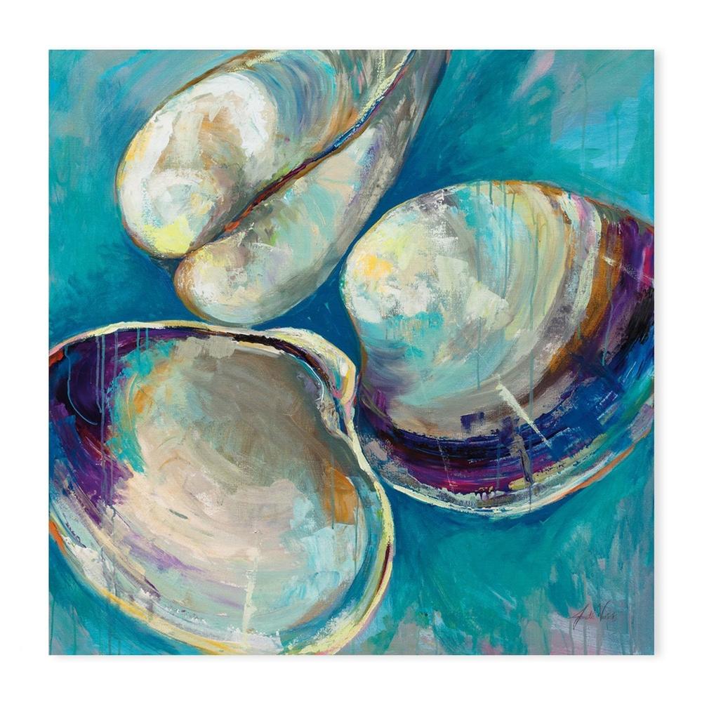 wall-art-print-canvas-poster-framed-Shells, Set of 2-by-Jeanette Vertentes-Gioia Wall Art