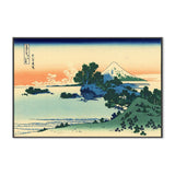 wall-art-print-canvas-poster-framed-Shichiri beach in Sagami province-by-Katsushika Hokusai-Gioia Wall Art