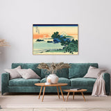 wall-art-print-canvas-poster-framed-Shichiri beach in Sagami province-by-Katsushika Hokusai-Gioia Wall Art