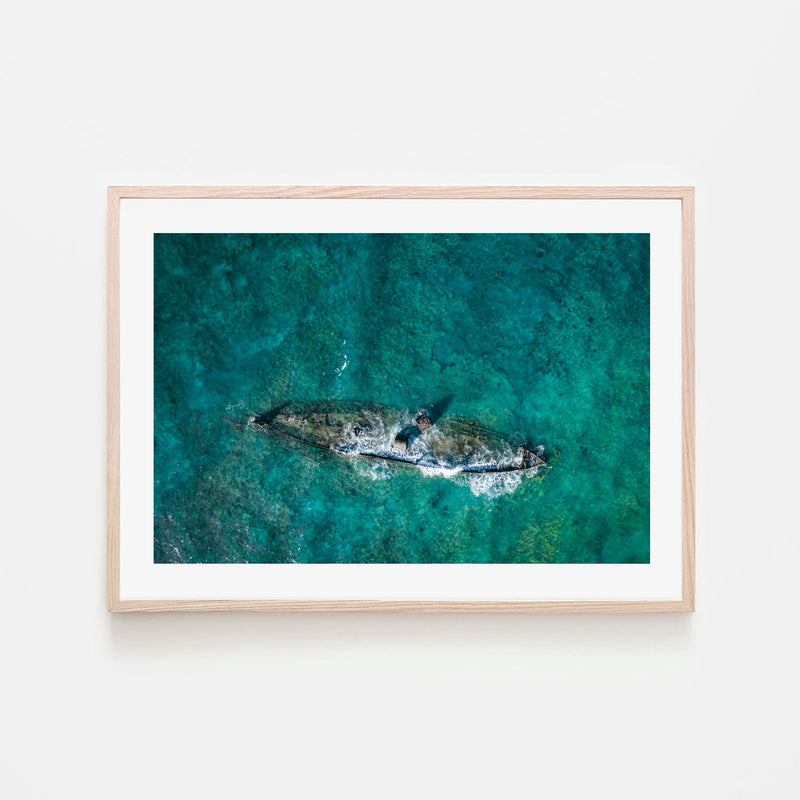 wall-art-print-canvas-poster-framed-Shipwreck, Exmouth , By Maddison Harris-6
