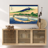 wall-art-print-canvas-poster-framed-Shore of Tago Bay, Ejiri at Tokaido-by-Katsushika Hokusai-Gioia Wall Art