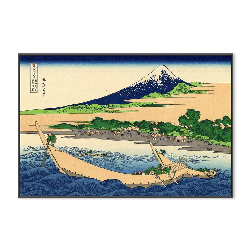 wall-art-print-canvas-poster-framed-Shore of Tago Bay, Ejiri at Tokaido-by-Katsushika Hokusai-Gioia Wall Art