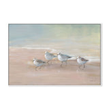 wall-art-print-canvas-poster-framed-Shorebirds On The Sand , By Danhui Nai-GIOIA-WALL-ART