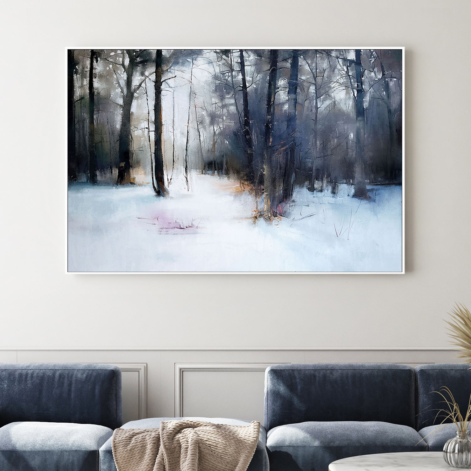 wall-art-print-canvas-poster-framed-Silent Forest-2