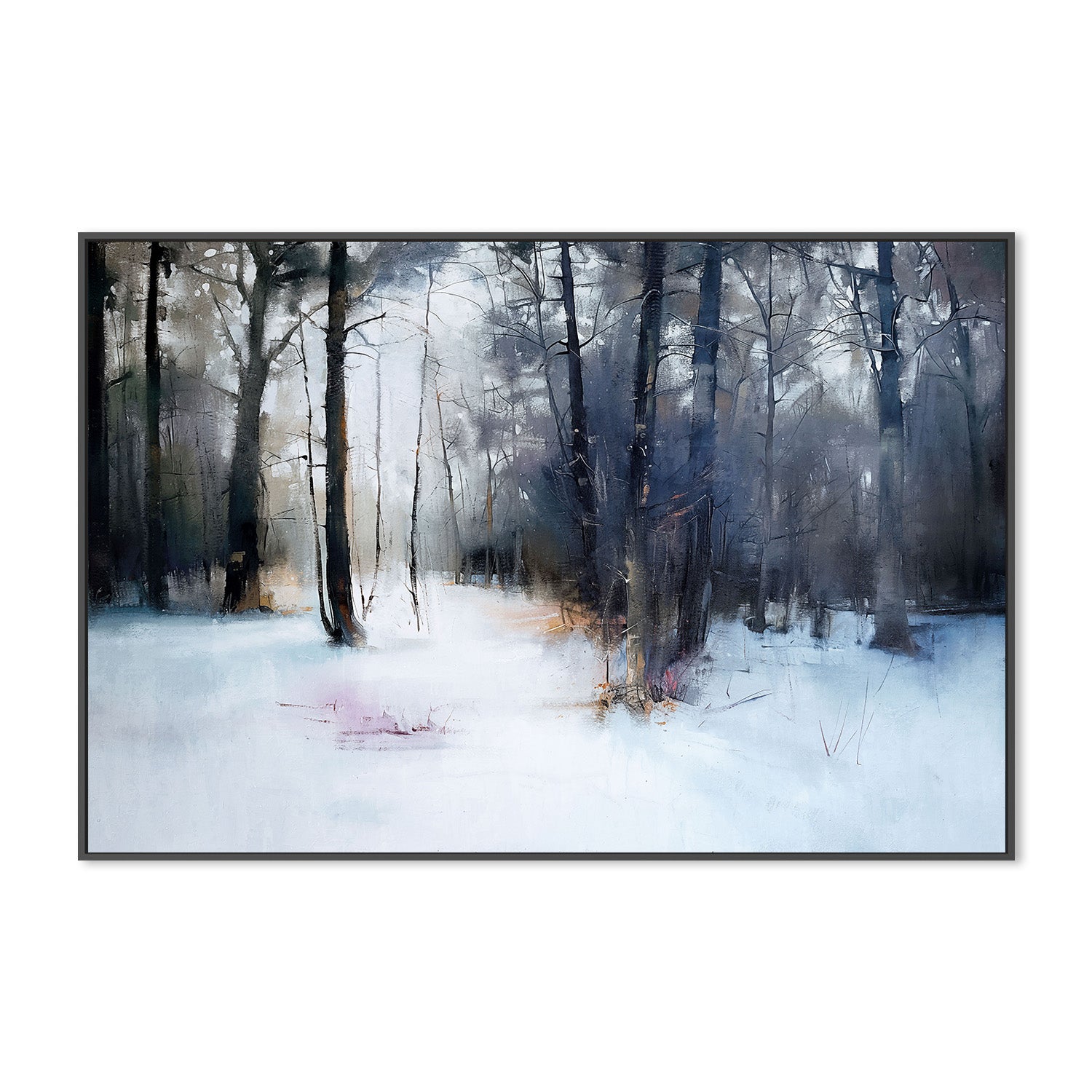 wall-art-print-canvas-poster-framed-Silent Forest-3