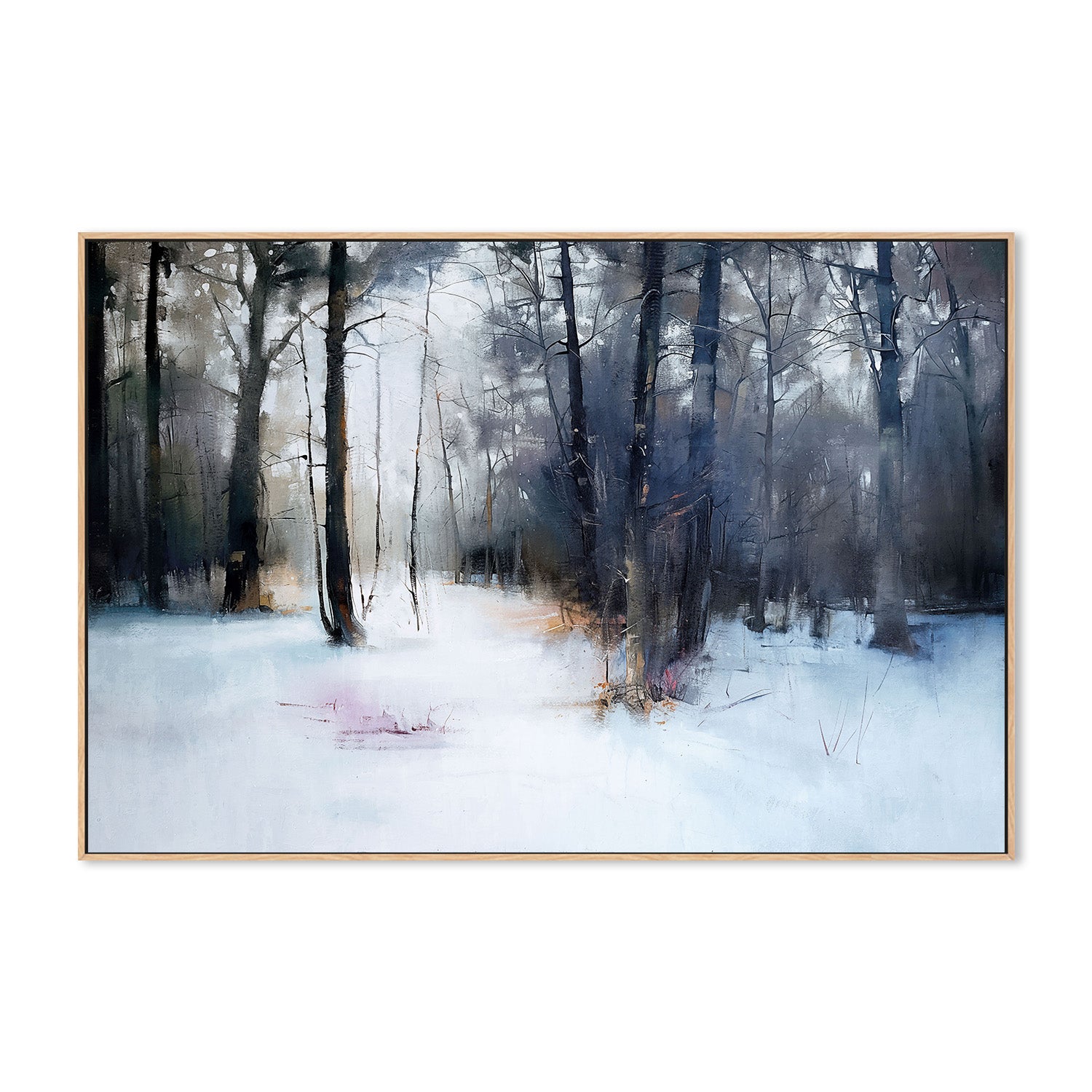 wall-art-print-canvas-poster-framed-Silent Forest-4