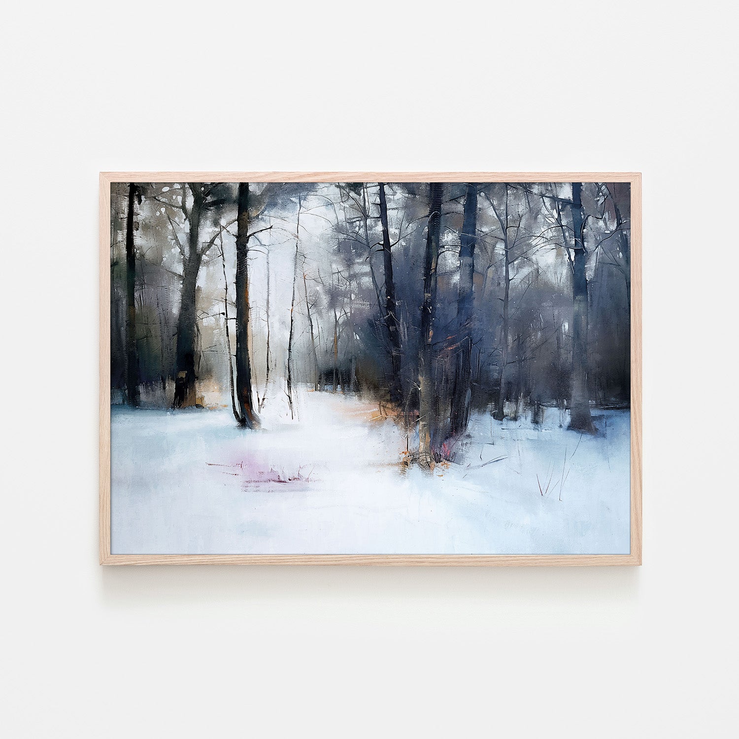 wall-art-print-canvas-poster-framed-Silent Forest-6