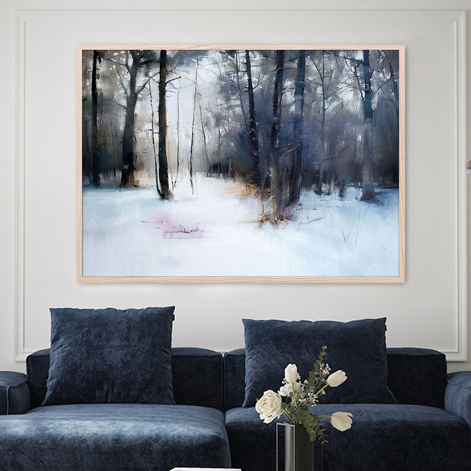 wall-art-print-canvas-poster-framed-Silent Forest-7