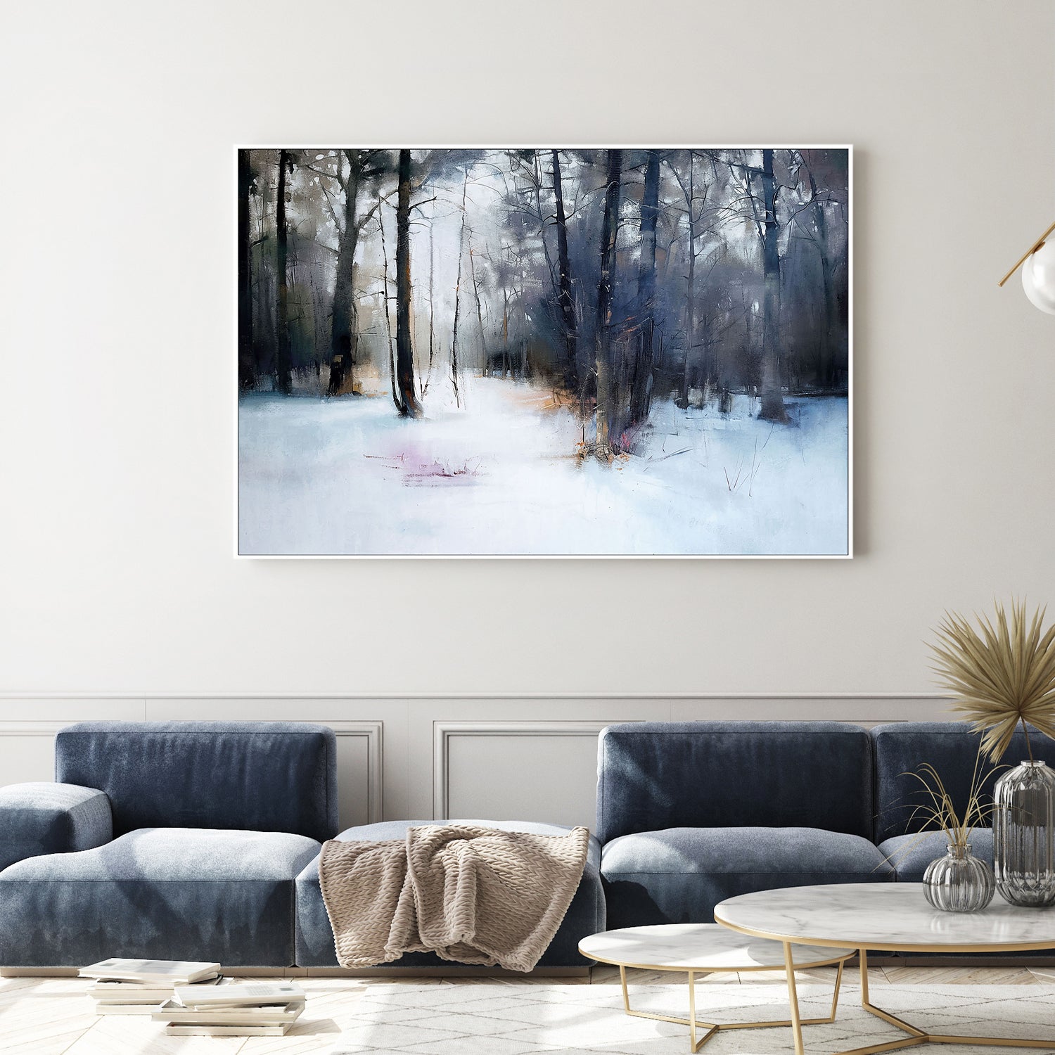 wall-art-print-canvas-poster-framed-Silent Forest-9