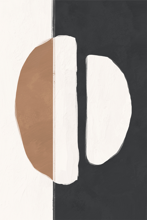 wall-art-print-canvas-poster-framed-Simplistic Noir, Style D , By Nina Blue-1