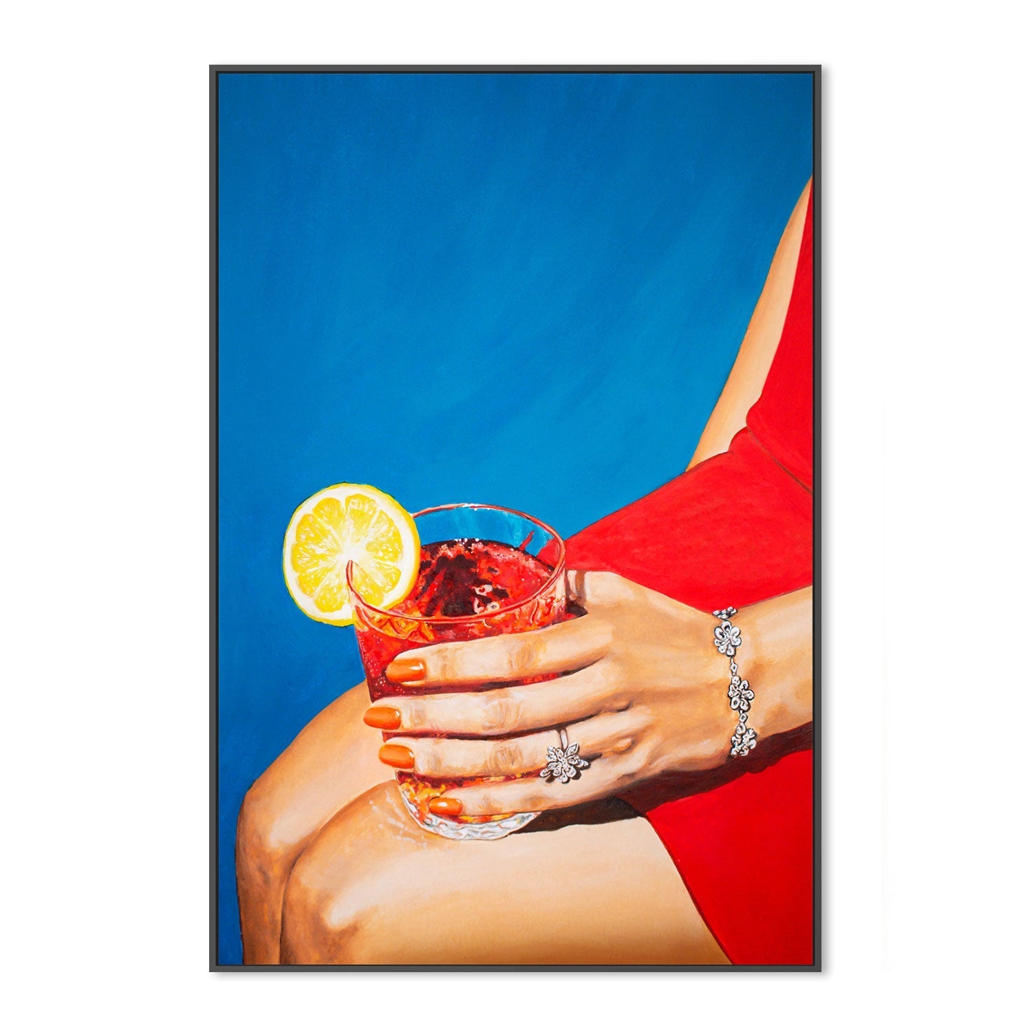 wall-art-print-canvas-poster-framed-Sitting Pretty , By Julia Ockert-GIOIA-WALL-ART