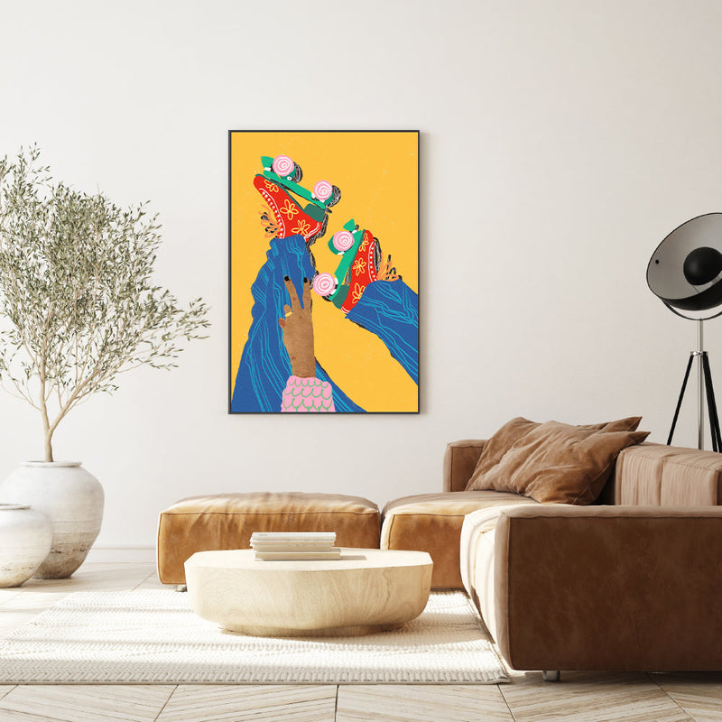 wall-art-print-canvas-poster-framed-Skates , By Gigi Rosado-GIOIA-WALL-ART
