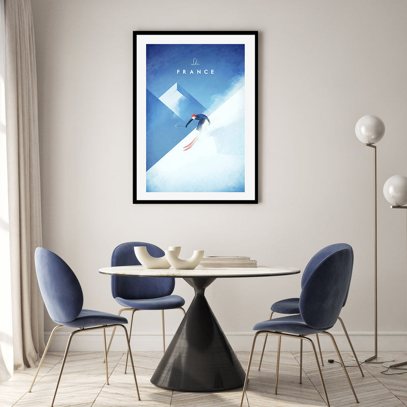 wall-art-print-canvas-poster-framed-Ski France , By Henry Rivers-GIOIA-WALL-ART