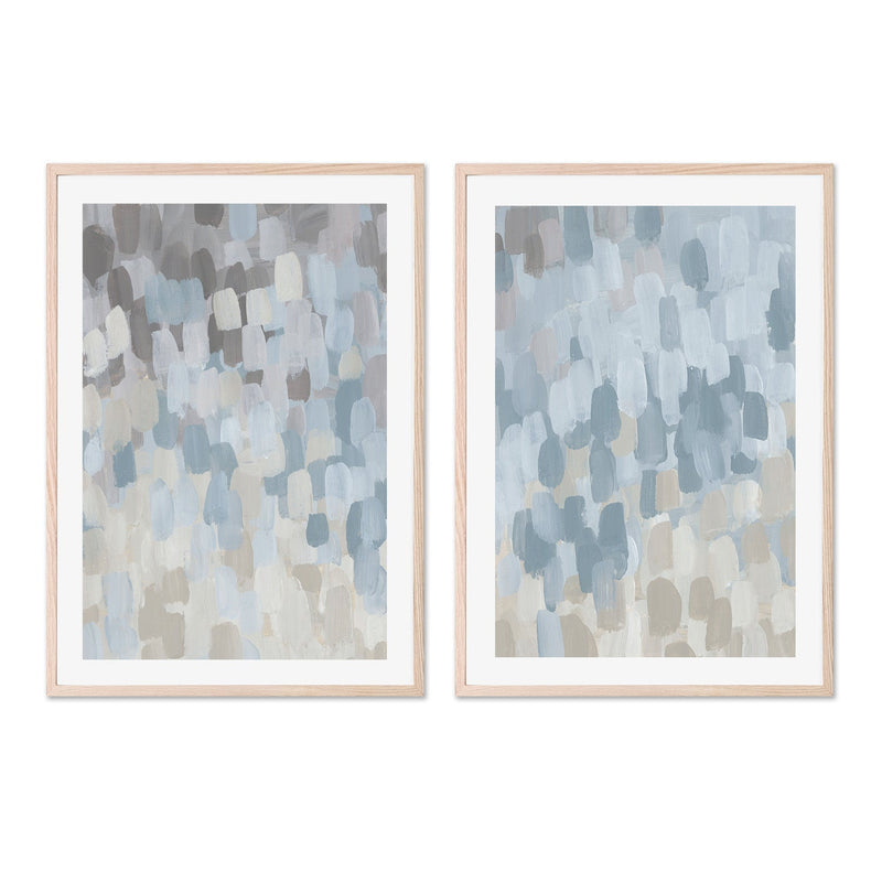 wall-art-print-canvas-poster-framed-Sky Blue, Style A & B, Set Of 2 , By Emily Wood-6