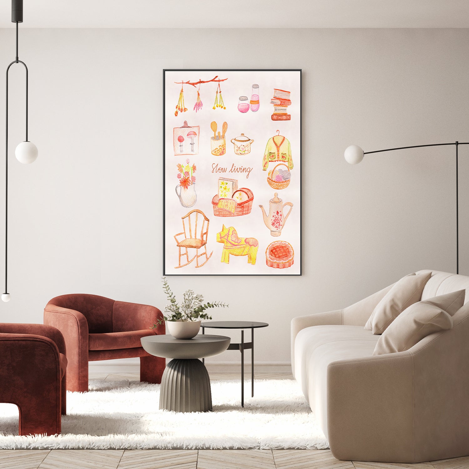 wall-art-print-canvas-poster-framed-Slow Living-5