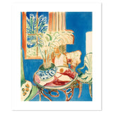 wall-art-print-canvas-poster-framed-Small Blue Interior, By Henri Matisse-by-Gioia Wall Art-Gioia Wall Art