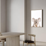 wall-art-print-canvas-poster-framed-Smiling Koala-by-Gioia Wall Art-Gioia Wall Art