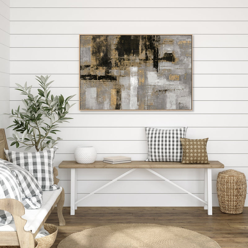 wall-art-print-canvas-poster-framed-Smoky Harbor Sunset , By Silvia Vassileva-GIOIA-WALL-ART