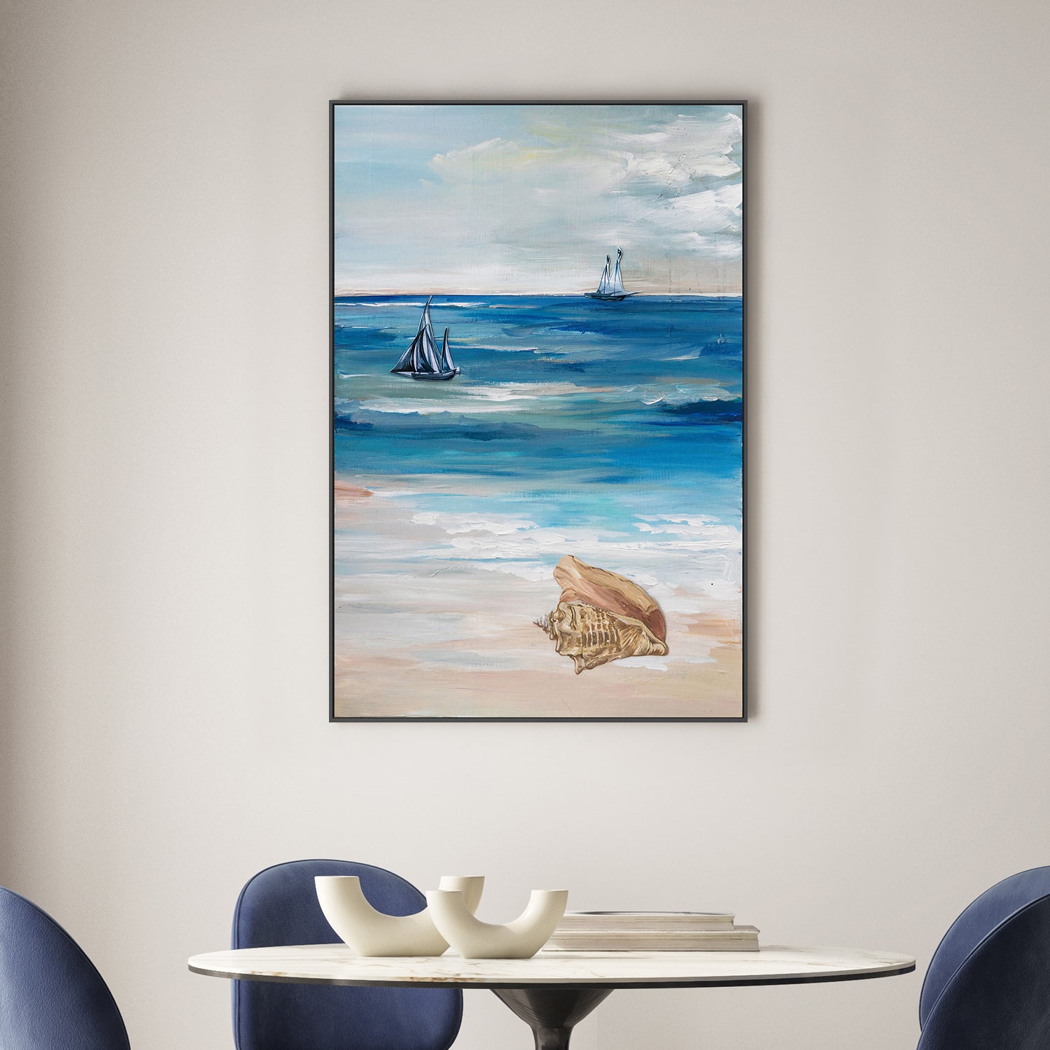 wall-art-print-canvas-poster-framed-Smooth Sailing , By Amelia Aveline-2