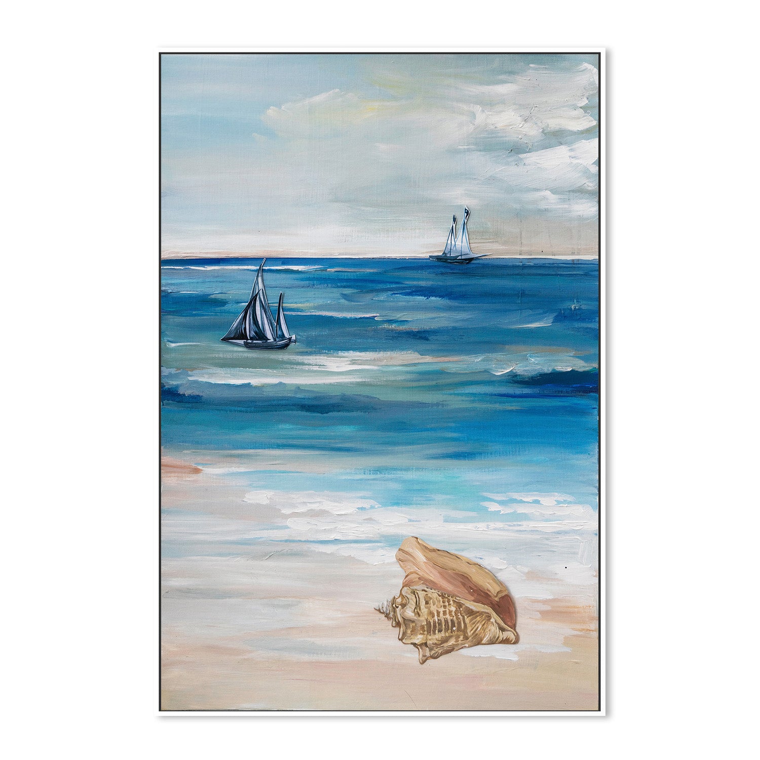 wall-art-print-canvas-poster-framed-Smooth Sailing , By Amelia Aveline-5