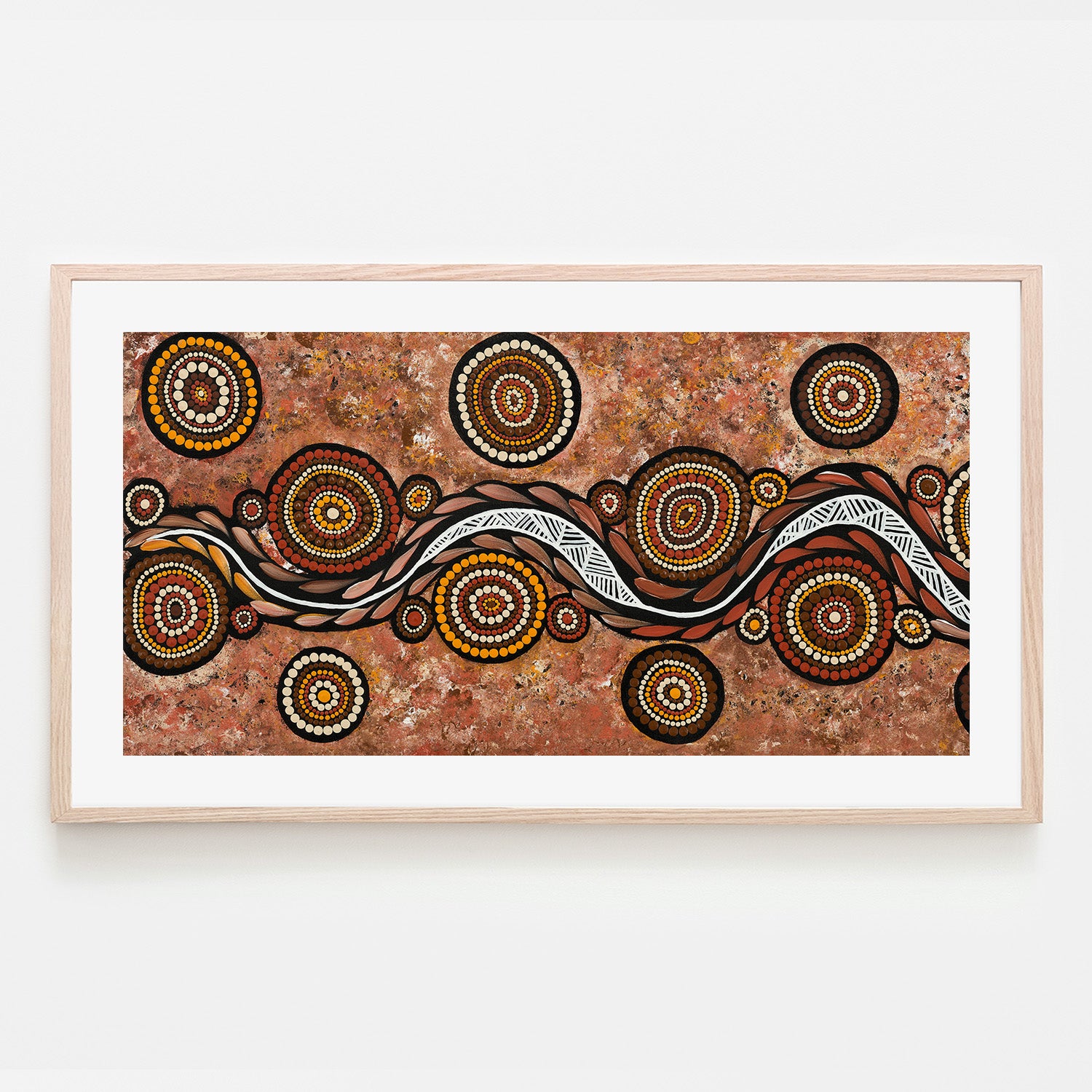 wall-art-print-canvas-poster-framed-Snake On Long Travels, Style A , By Emma Rigney-6