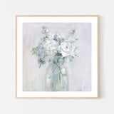 wall-art-print-canvas-poster-framed-Snow White Bouquet , By Danhui Nai-GIOIA-WALL-ART
