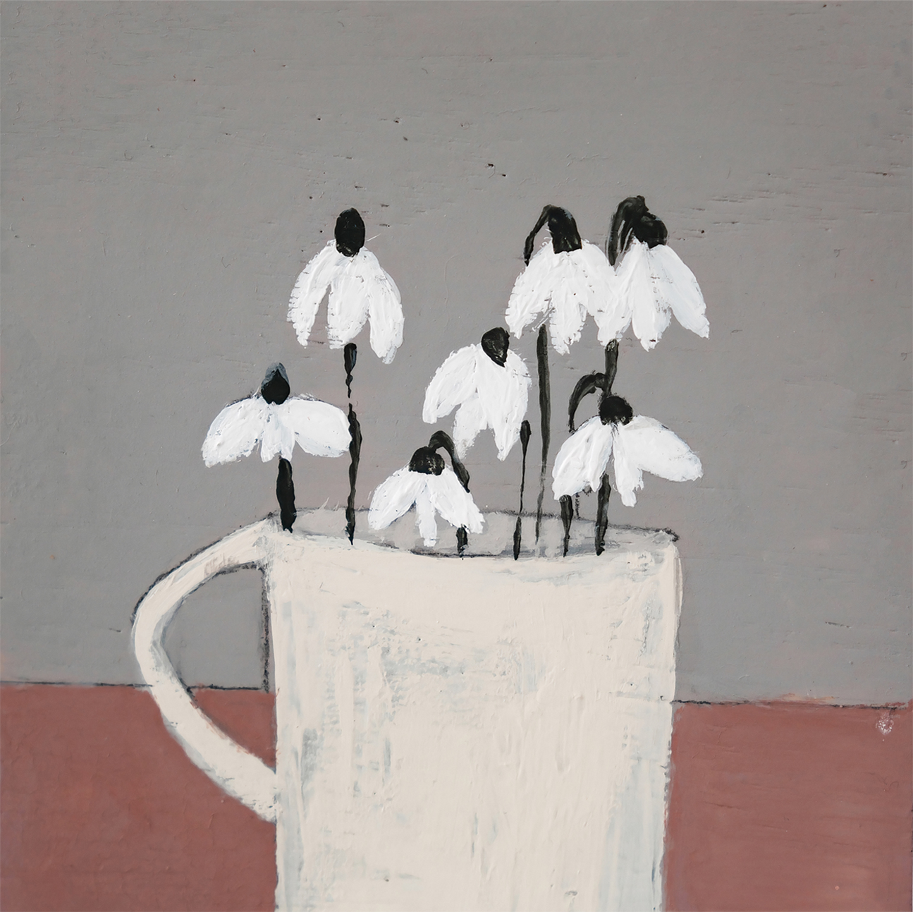 wall-art-print-canvas-poster-framed-Snowdrops , By Louise O'hara-1
