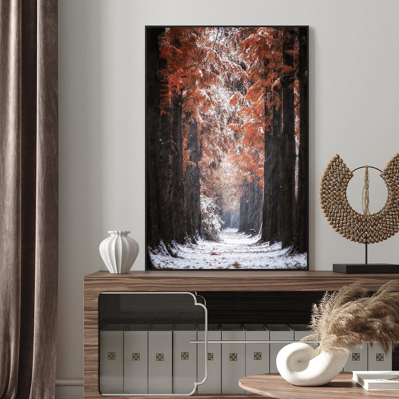 wall-art-print-canvas-poster-framed-Snowy Day, By Tiger Seo-by-Plus X Studio-Gioia Wall Art