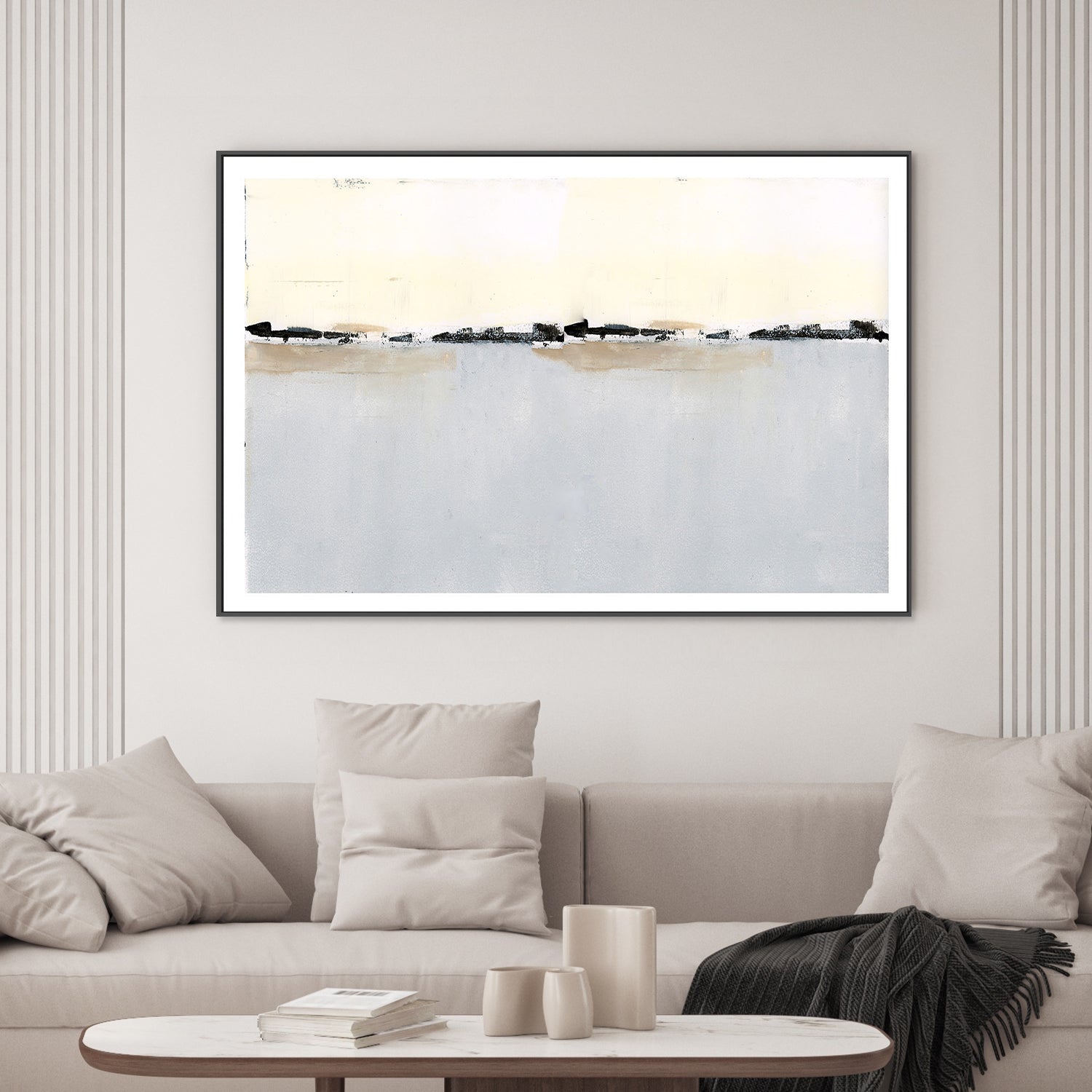 wall-art-print-canvas-poster-framed-Snowy Landscape, Style B-2